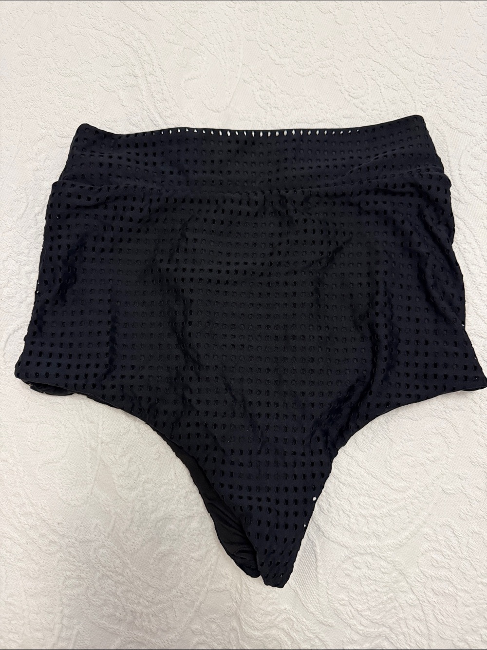 Acacia High Waist Black mesh overlay Women’s bottoms